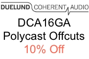 Duelund DCA16GA 600Vdc tinned copper multistrand wire in Polycast sleeving - OFFCUTS