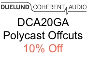 Duelund DCA20GA 600Vdc tinned copper multistrand wire in Polycast sleeving - OFFCUTS