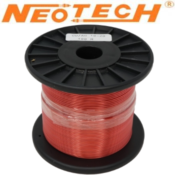 CU-AG-10-20: AWG20 Neotech OCC Copper, 10% OCC Silver Alloy, Sleeved Solid Wire (1m)