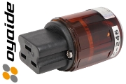 Oyaide C-246 Palladium/Gold plated 20A IEC plug, C19