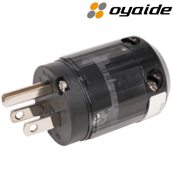 P-004: Oyaide Palladium/Platinium plated UL plug (US Mains)