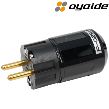 Oyaide P-029e Brass Schuko plug