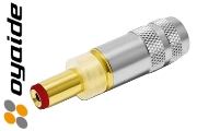 Oyaide DC-2.5G 2.5mm DC Plug (Red)