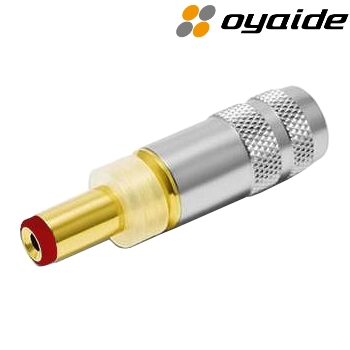 Oyaide DC-2.5G 2.5mm DC Plug (Red)