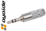 Oyaide P-3.5 SR Silver/Rhodium plated 3.5mm jack plug