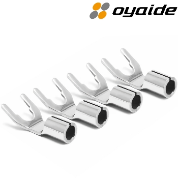 Oyaide SPYT Silver plated Spade lug (set of 4)