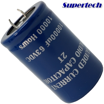 10000uF 63Vdc Supertech 2T Slit Foil Electrolytic Capacitor, 2 pin