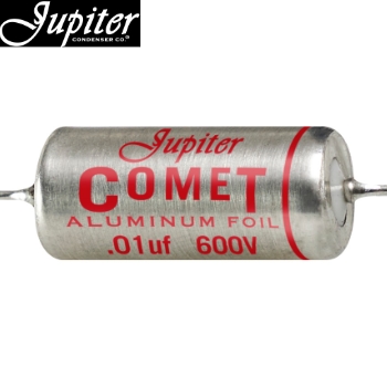 TH8002-6103K: 0.01uF 600Vdc Jupiter Aluminium Foil - Comet Paper-in-Oil Capacitor