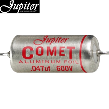 TH8002-6473K: 0.047uF 600Vdc Jupiter Aluminium Foil - Comet Paper-in-Oil Capacitor