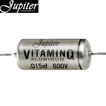 JTH8001-6153K: 0.015uF 600Vdc Jupiter Aluminium Foil - Vitamin-Q Paper-in-Oil Capacitor