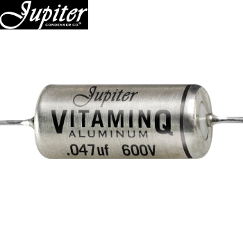 JTH8001-6473K: 0.047uF 600Vdc Jupiter Aluminium Foil - Vitamin-Q Paper-in-Oil Capacitor