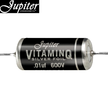 TH7004-6103K: 0.01uF 600Vdc Jupiter Silver Foil - Vitamin-Q Paper-in-Oil Capacitor