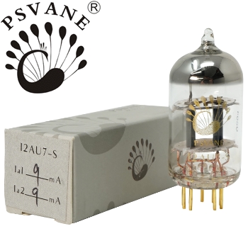 Psvane 12AU7-S Art-Series, 12AU7/ECC82 Valve, matched pair