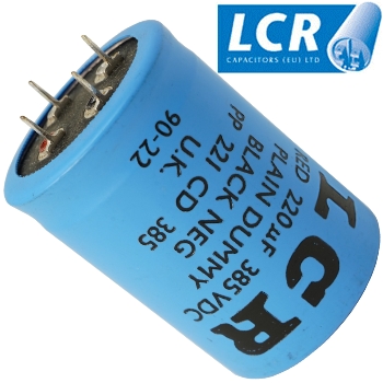 220uF 385Vdc LCR Electrolytic Capacitor