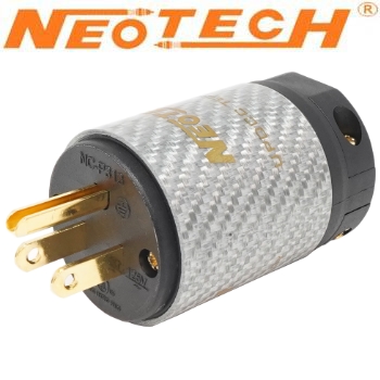 Neotech NC-P313, UP-OCC copper USA AC plug, gold plated