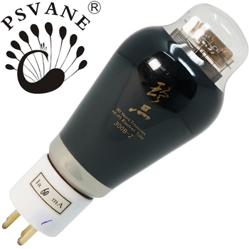 Psvane Black Treasure 300B-Z Valve, Gold Grid, matched pair