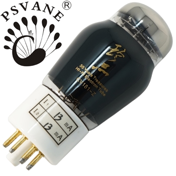 Psvane Black Treasure CV181-Z/6SN7 Valve, Gold Grid, matched pair
