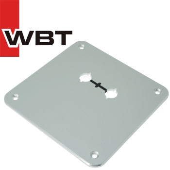 WBT-0530 Aluminium anodised mounting plate, 110mm x 110mm