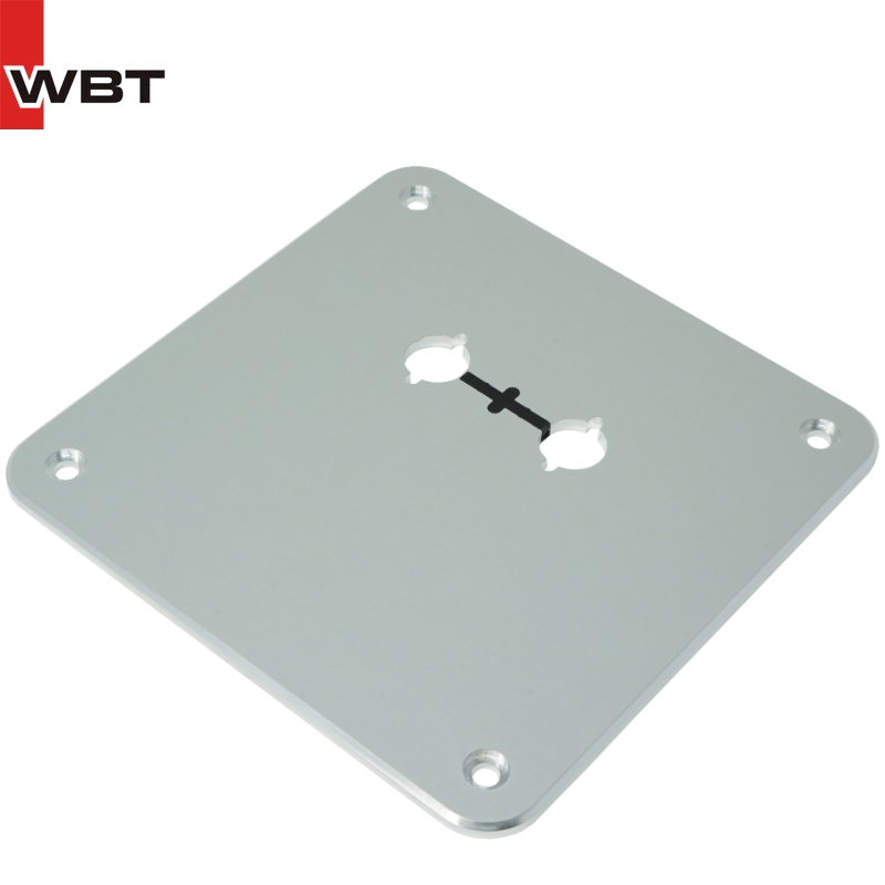 WBT-0530 Aluminium anodised mounting plate, 110mm x 110mm | HIFICollective
