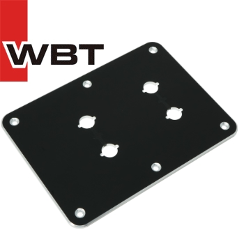WBT-0531 Aluminium anodised mounting plate, 110mm x 150mm