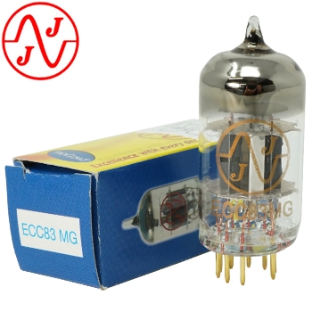 JJ Electronic ECC83 MG (Mid gain) Gold Pin Valve