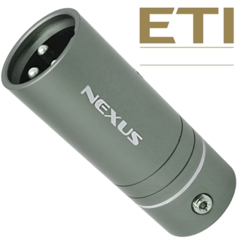ETI Research Nexus XLR Male Connector - WHITE