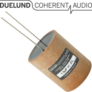 CuSn630V-050: 1uF 630Vdc Duelund CAST PIO Tinned Copper Capacitor