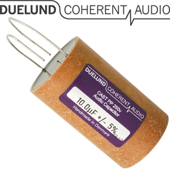 CAST-PP-110: 10uF 250Vdc Duelund CAST PP Polypropylene Capacitor