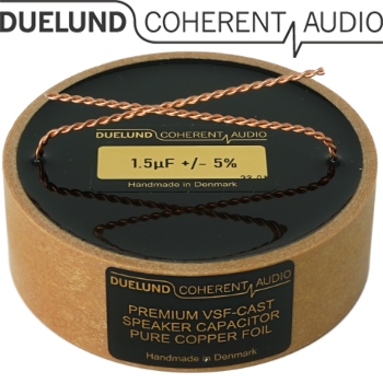 CASTCU-060: 1.5uF 100Vdc Duelund CAST PIO Pure Copper Capacitor