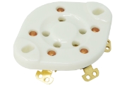 SK5X10-G: Ceramic UX5, 5 pin, Gold plated, Chassis mount valve base