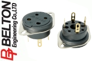 VTB4-ST: Belton UX4 4-Pin valve base, gold plated solder lugs