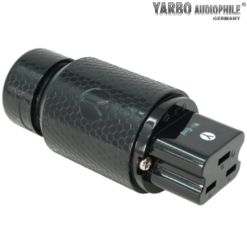 GY-33P-C: Yarbo C19 IEC plug, red copper