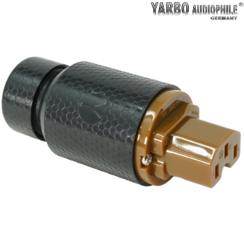 GY-PS202PLUG: Yarbo C13 IEC plug, red copper