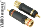 RCA-016GB: Yarbo RCA plugs, gold plated
