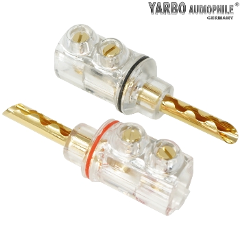 SC-04GP: Yarbo gold plated BFA banana plugs