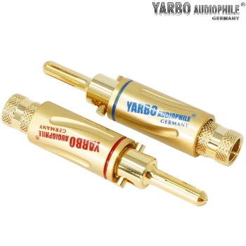 SC-05RP: Yarbo Rhodium plated BFA banana plugs