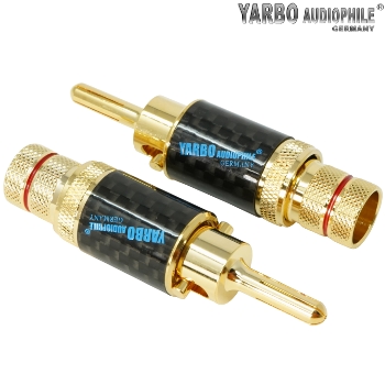 SC-2009GCF: Yarbo gold plated banana plugs