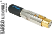XLR900A-F: Yarbo female XLR plug gold plated
