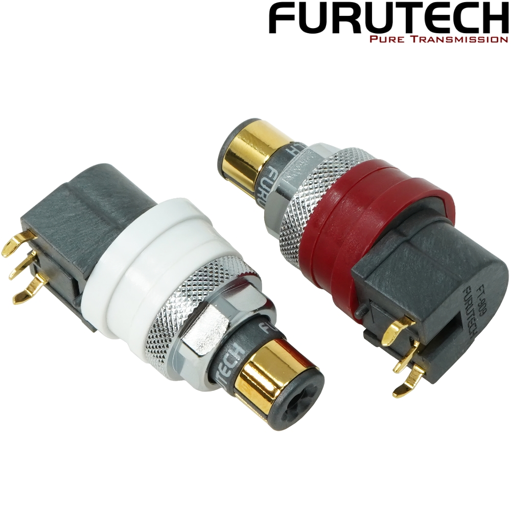 Furutech FT-909(G) Gold-plated PCB mount RCA Sockets