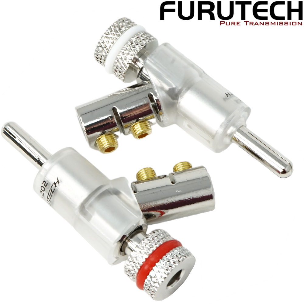 Furutech FP-202(R) Rhodium-plated Banana Plugs