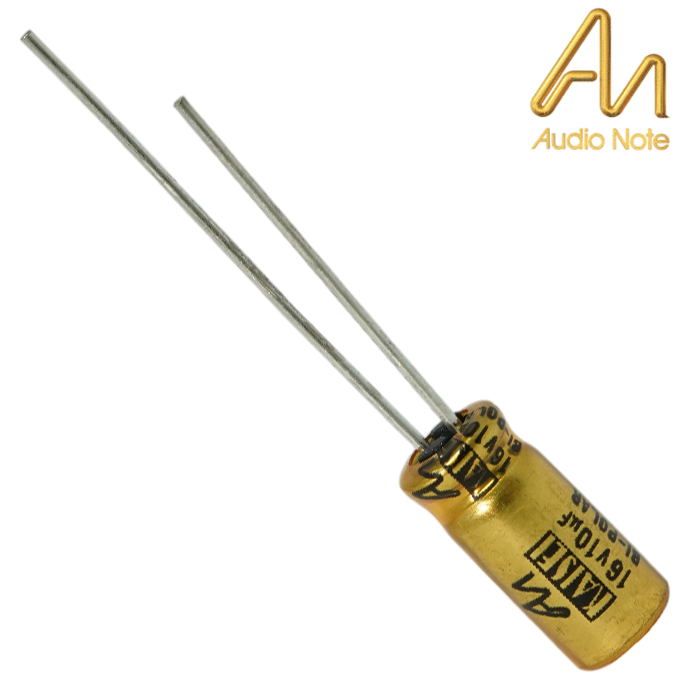 CAP-100-R-10U-16V-NP: 10uF 16Vdc Audio Note Kaisei NON-POLAR Electrolytic Capacitor