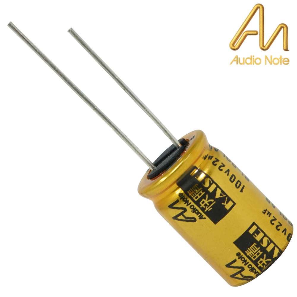 CAP-100-R-22U-100V-NP: 22uF 100Vdc Audio Note Kaisei NON-POLAR Electrolytic Capacitor