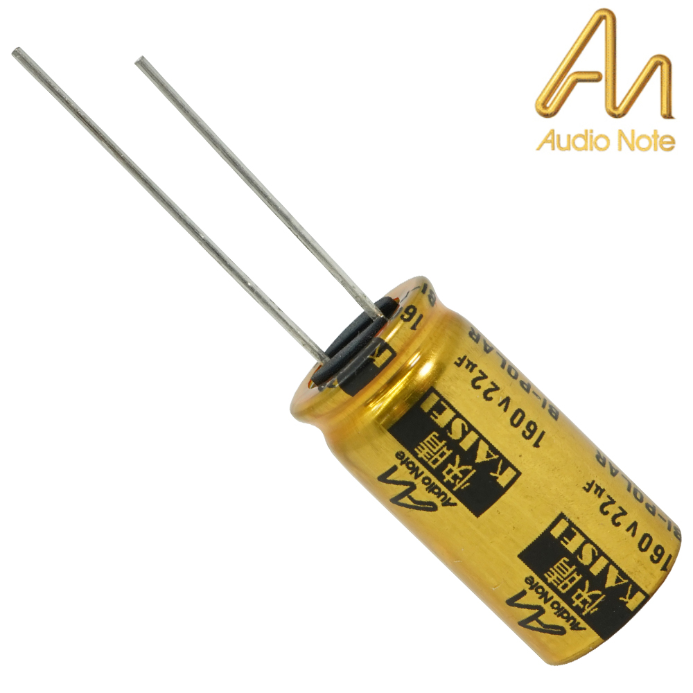 CAP-100-R-22U-160V-NP: 22uF 160Vdc Audio Note Kaisei NON-POLAR Electrolytic Capacitor