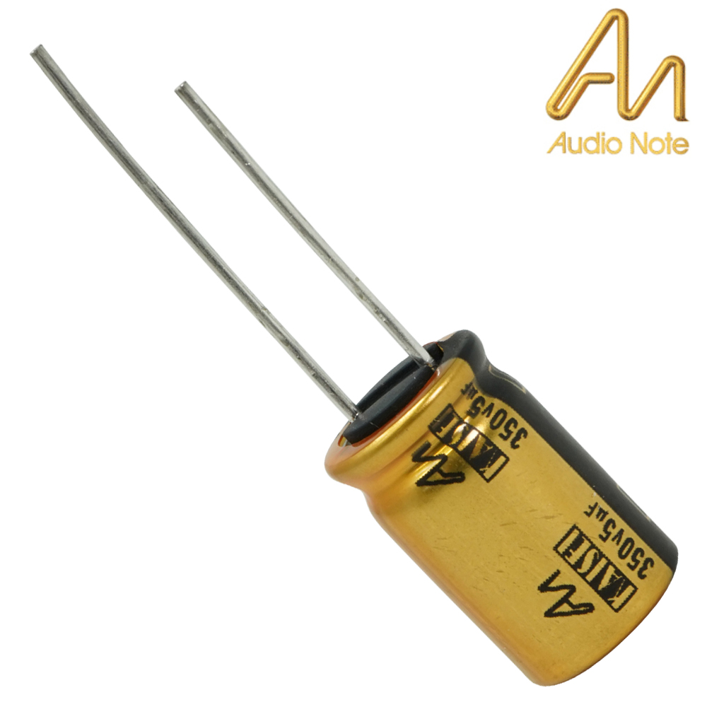 CAP-100-R-5U-350V: 5uF 350Vdc Audio Note Kaisei POLAR Electrolytic Capacitor