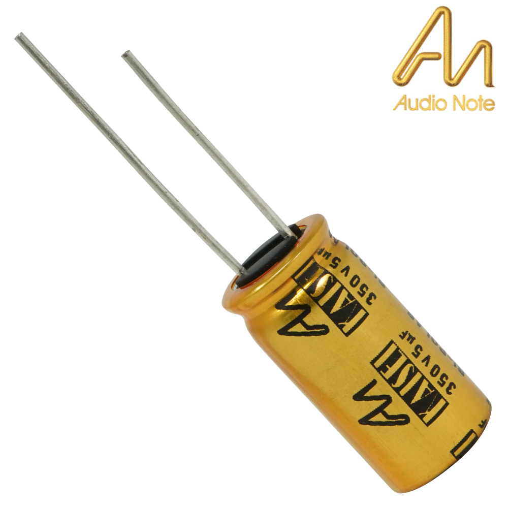 CAP-100-R-5U-350V-NP: 5uF 350Vdc Audio Note Kaisei NON-POLAR Electrolytic Capacitor