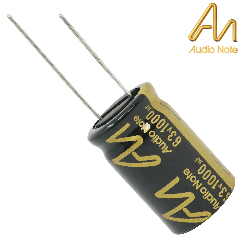 CAP-100-STDR-1000U-63V: 1000uF 63Vdc Audio Note Standard Electrolytic Capacitor