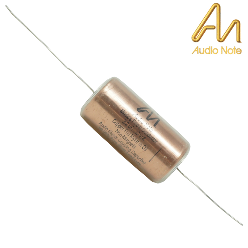 CAP-3010: 2.2uF 630Vdc Audio Note Copper Foil Capacitor
