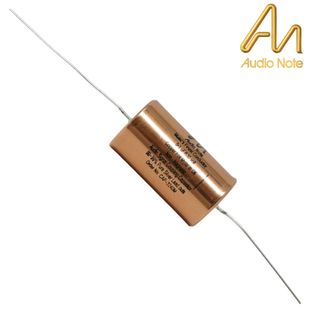 CAP-3240: 0.1uF 630Vdc Audio Note Copper Foil Capacitor