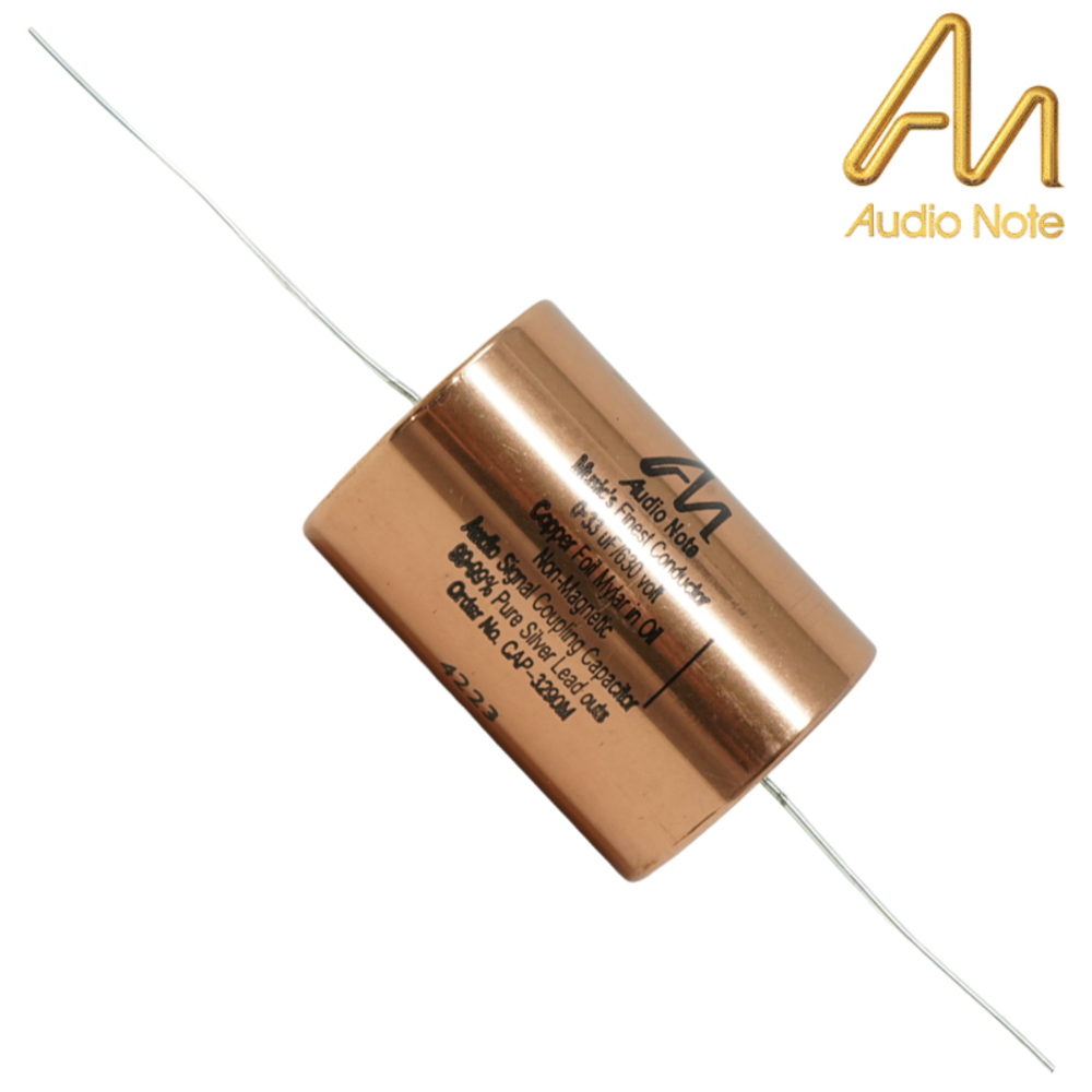 CAP-3290: 0.33uF 630Vdc Audio Note Copper Foil Capacitor