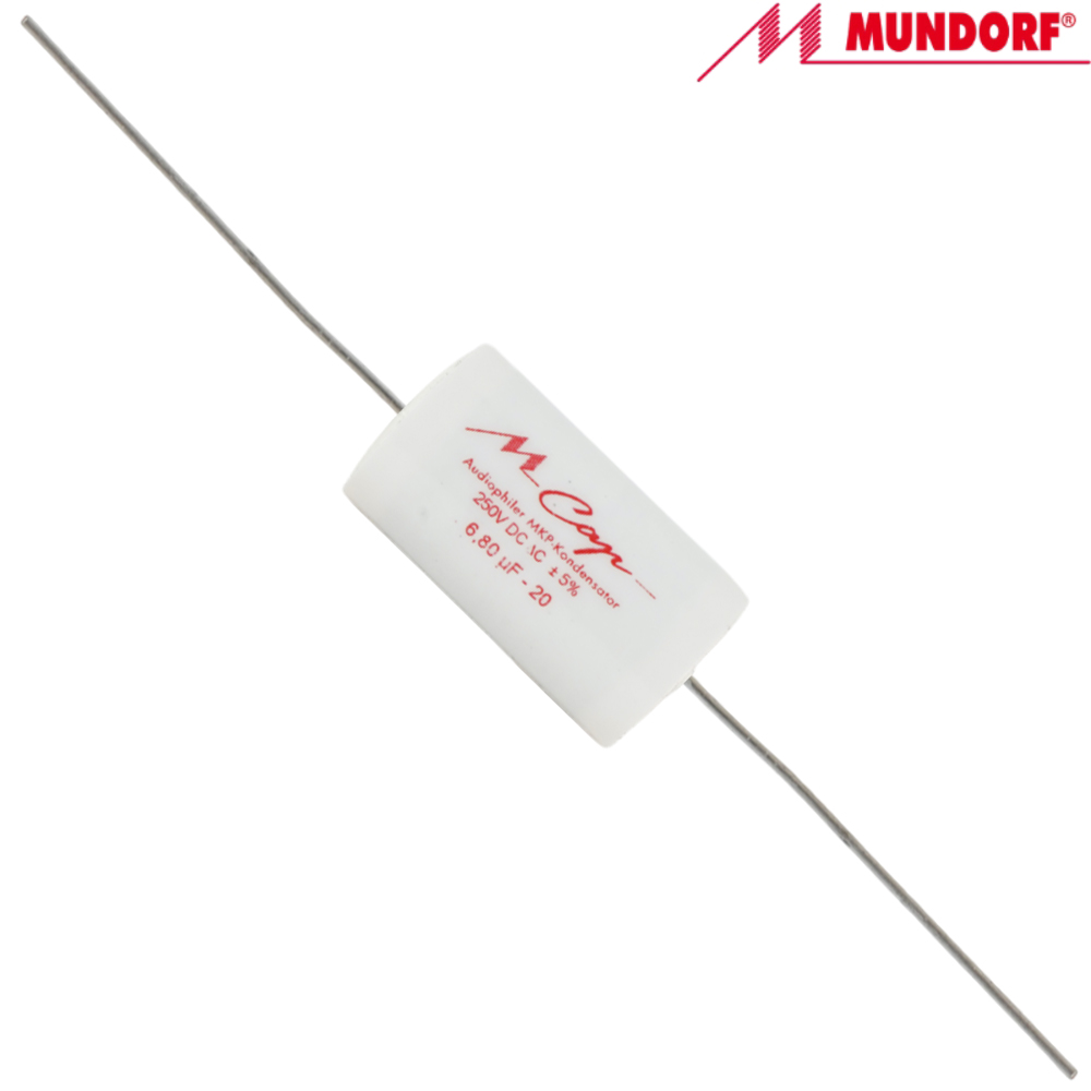 MCAP250-6,8: 6.8uF 250Vdc Mundorf MCap MKP Classic Capacitor